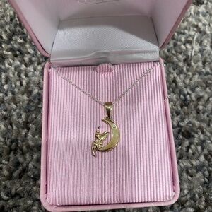 Gold Disney Fairy Necklace